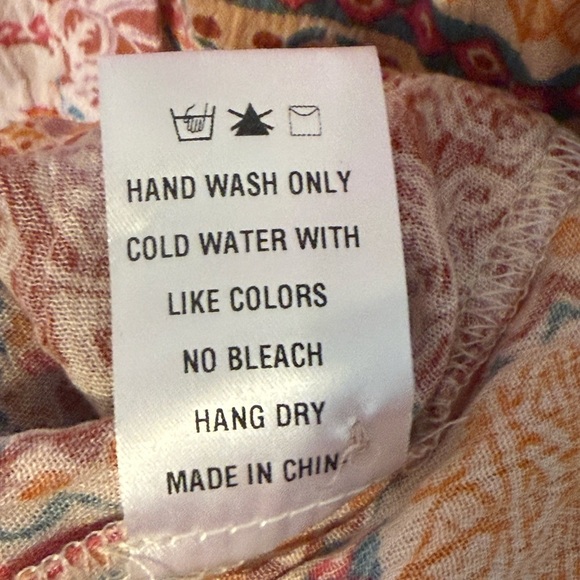 Dress Forum Pink Patchwork Boho Tiered Maxi Dress NWT Size Small - Picture 9 of 9